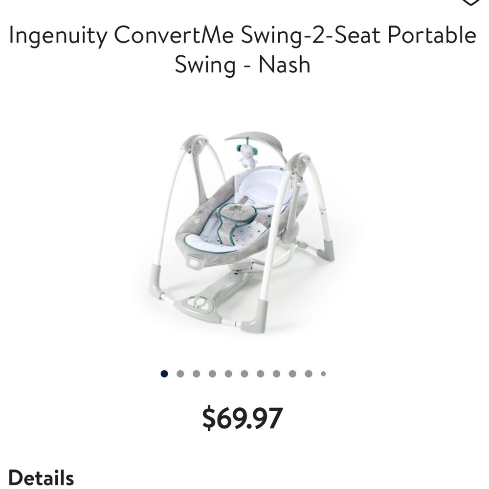 Portable Baby Swing
